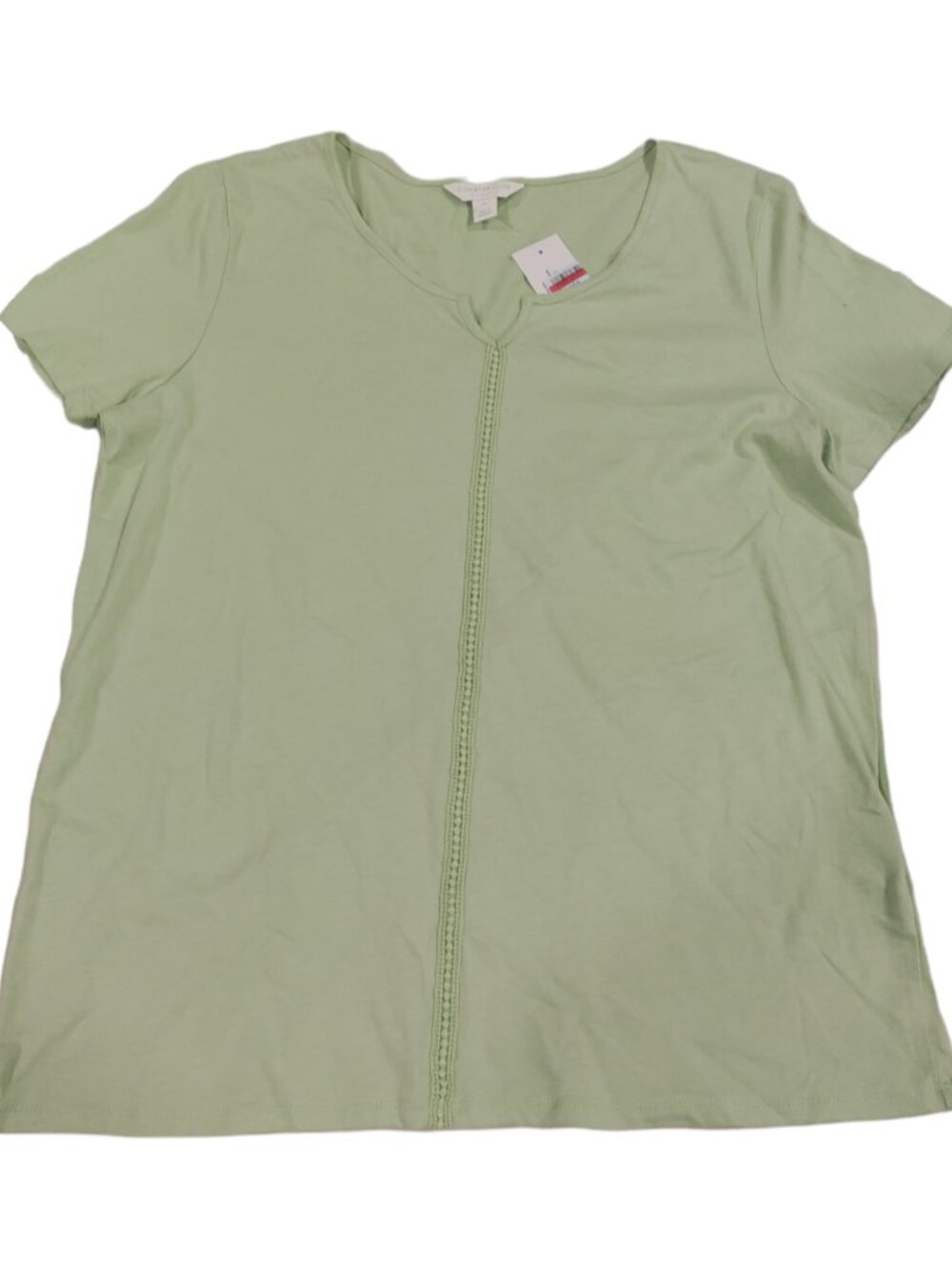 Charter Club Womens Short Sleeves Top